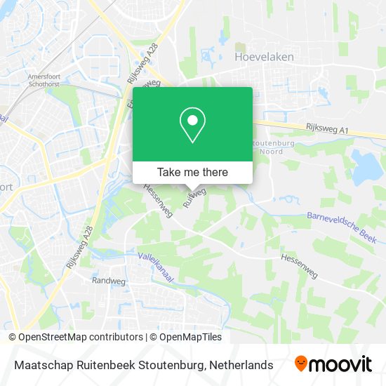 Maatschap Ruitenbeek Stoutenburg Karte