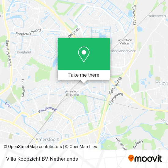 Villa Koopzicht BV map