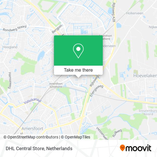 DHL Central Store map