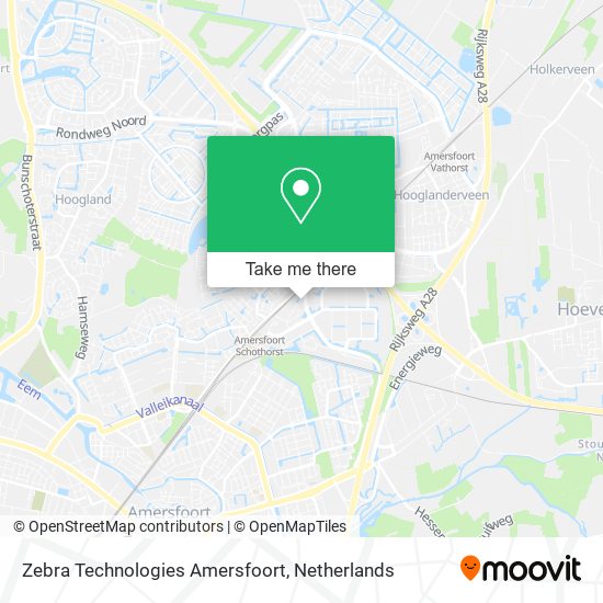 Zebra Technologies Amersfoort map