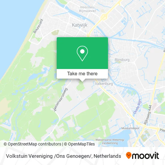 Volkstuin Vereniging /Ons Genoegen/ Karte
