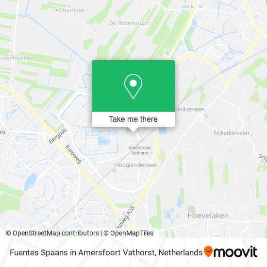 Fuentes Spaans in Amersfoort Vathorst map