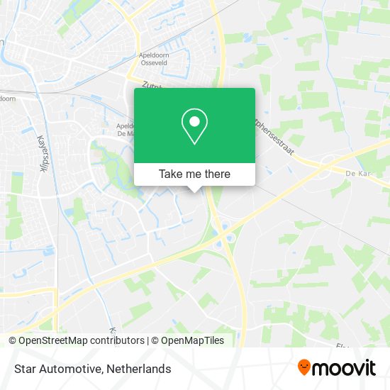 Star Automotive map