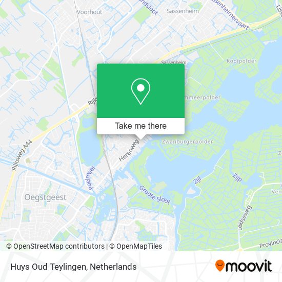 Huys Oud Teylingen map