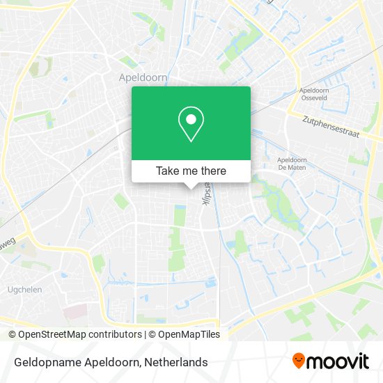 Geldopname Apeldoorn map