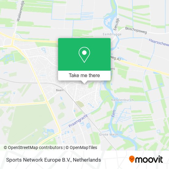 Sports Network Europe B.V. map