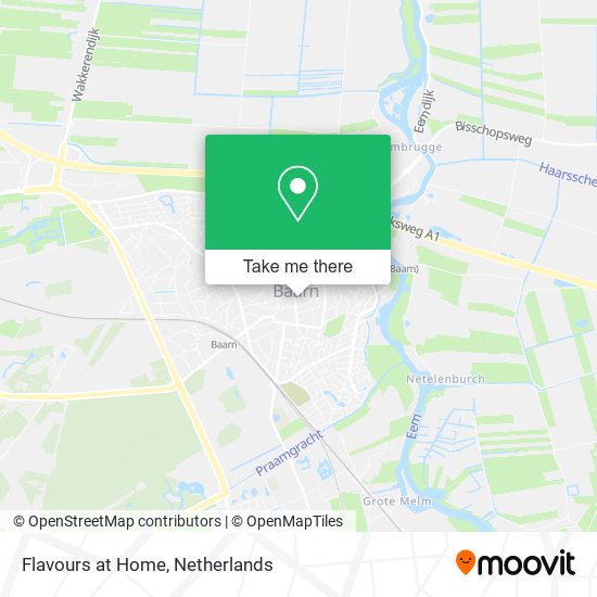 Flavours at Home map