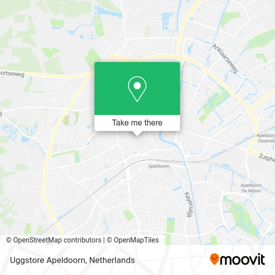 Uggstore Apeldoorn map