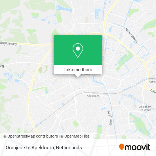 Oranjerie te Apeldoorn Karte