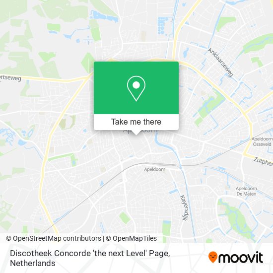 Discotheek Concorde 'the next Level' Page map