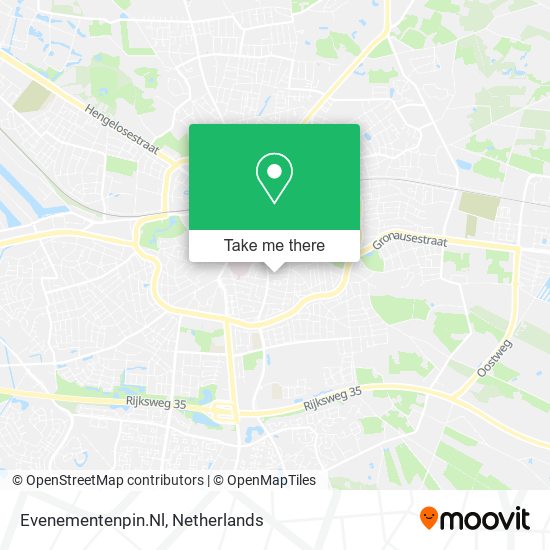 Evenementenpin.Nl map