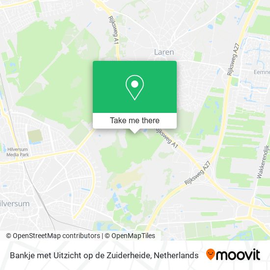 Bankje met Uitzicht op de Zuiderheide map