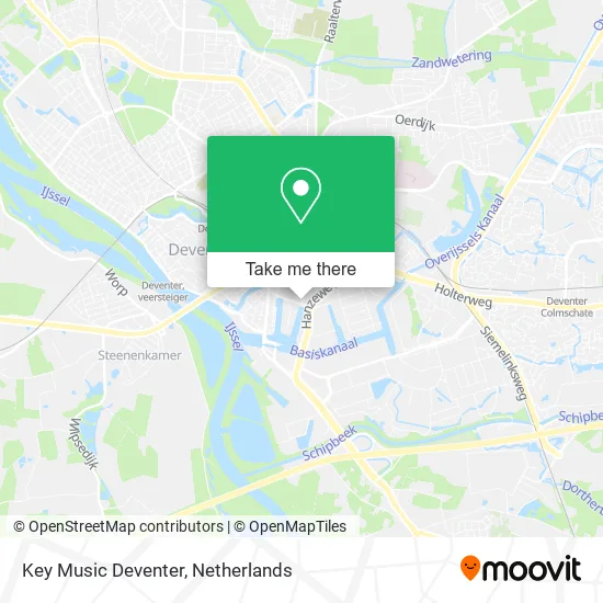 Key Music Deventer map