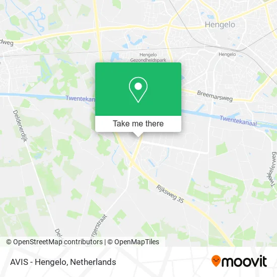 AVIS - Hengelo Karte