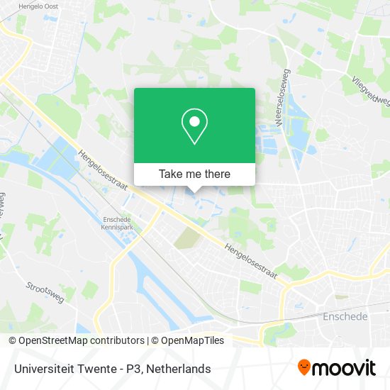 Universiteit Twente - P3 map