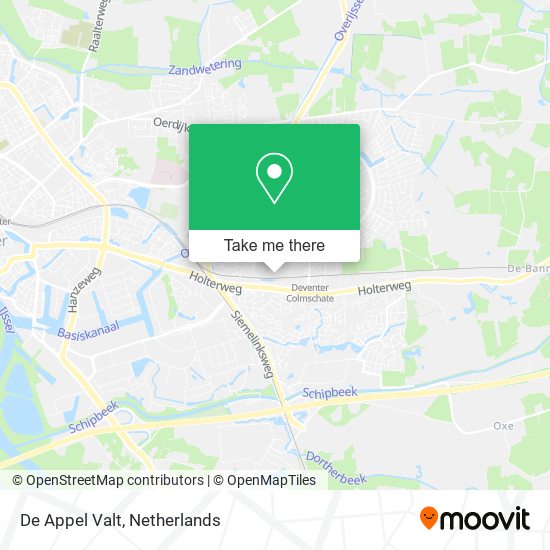 De Appel Valt map