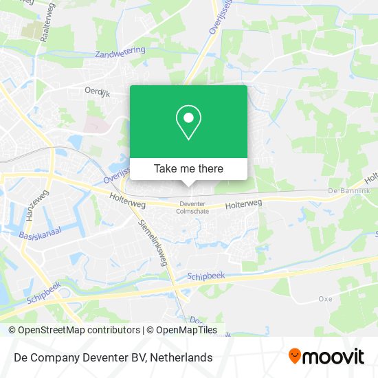 De Company Deventer BV map