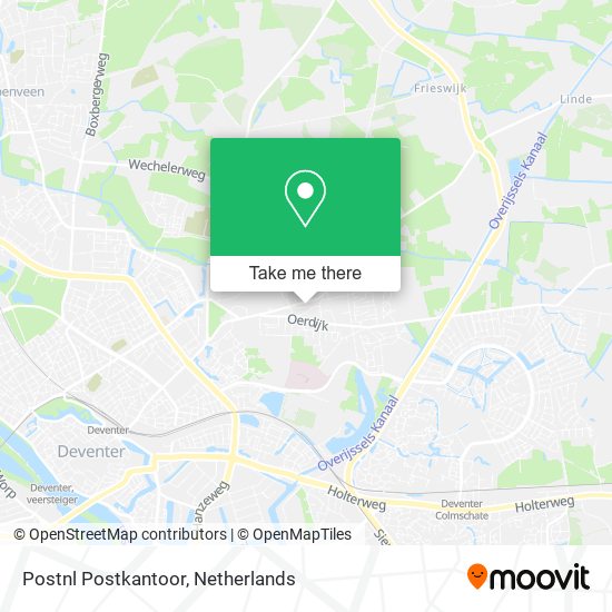 Postnl Postkantoor map