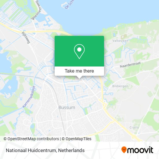 Nationaal Huidcentrum map