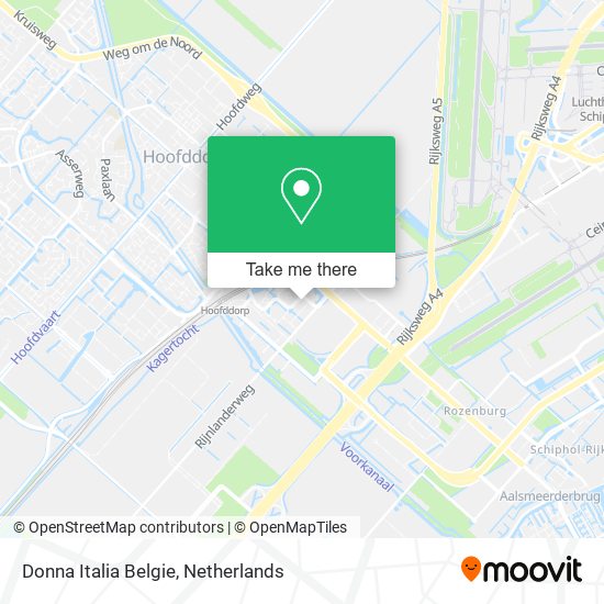 Donna Italia Belgie map