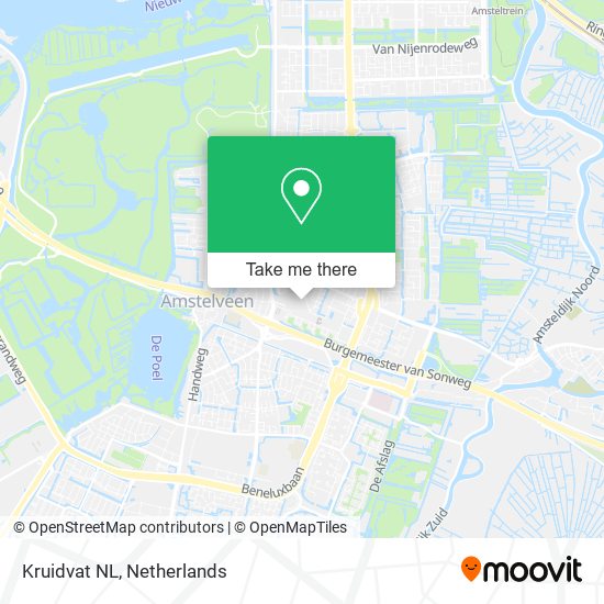 Kruidvat NL map