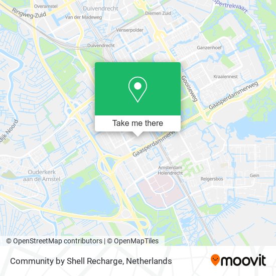 Community by Shell Recharge map