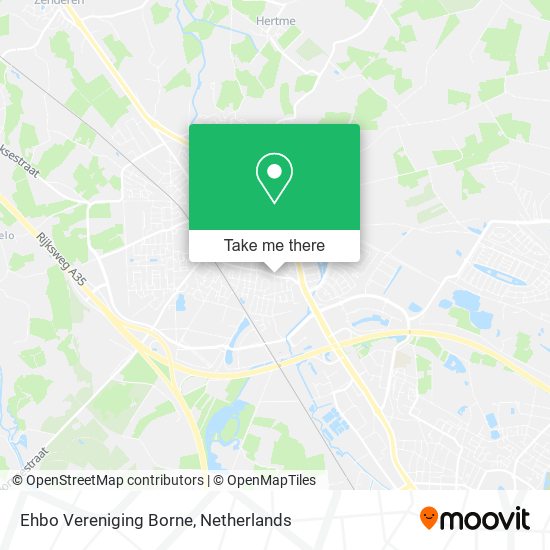 Ehbo Vereniging Borne map