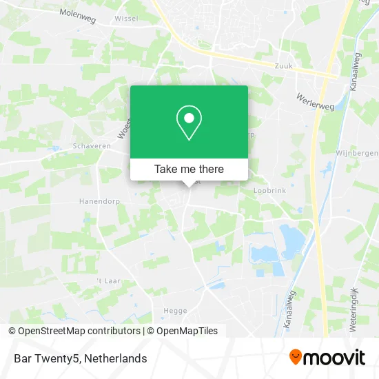 Bar Twenty5 map