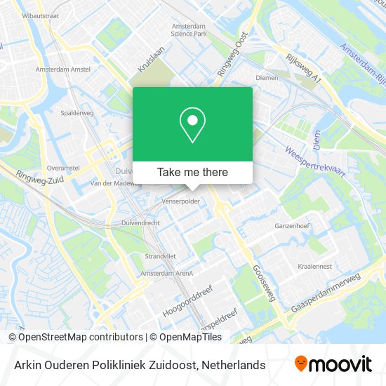 Arkin Ouderen Polikliniek Zuidoost map