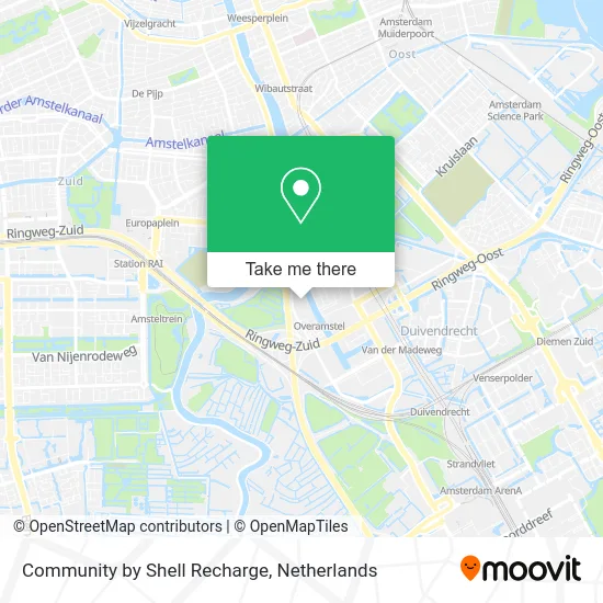 Community by Shell Recharge map