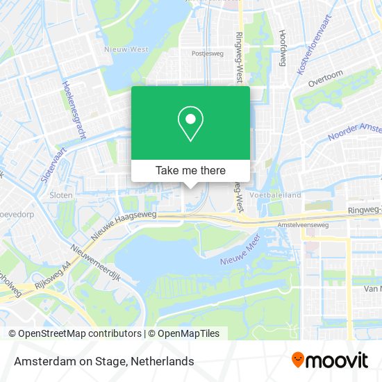 Amsterdam on Stage map