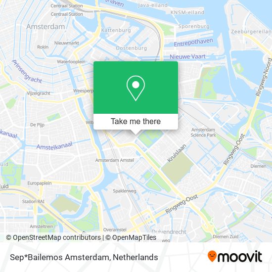 Sep*Bailemos Amsterdam map