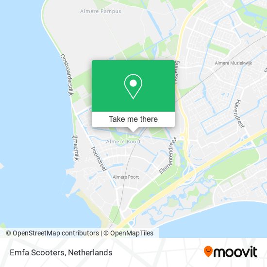 Emfa Scooters map