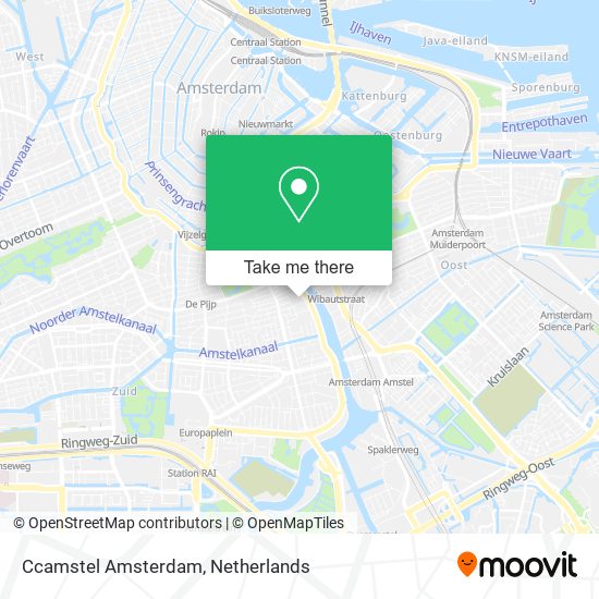 Ccamstel Amsterdam map