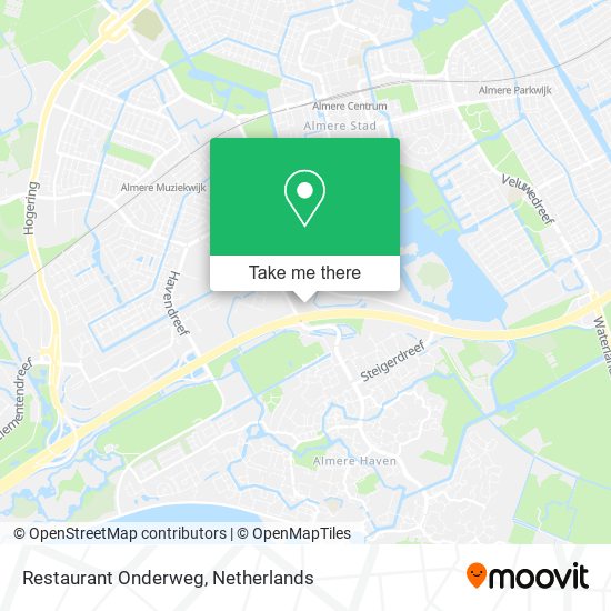 Restaurant Onderweg Karte