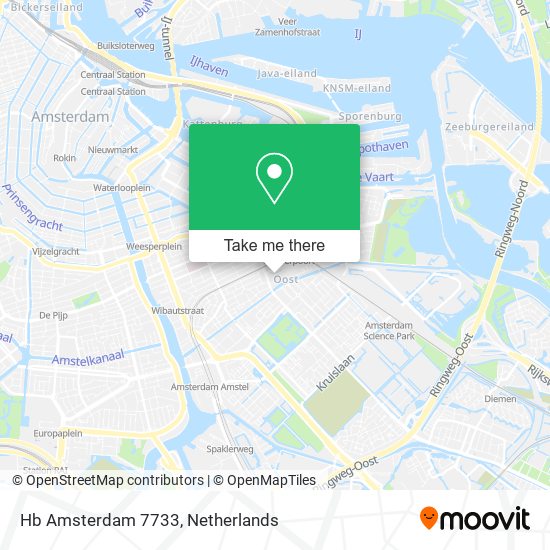 Hb Amsterdam 7733 map