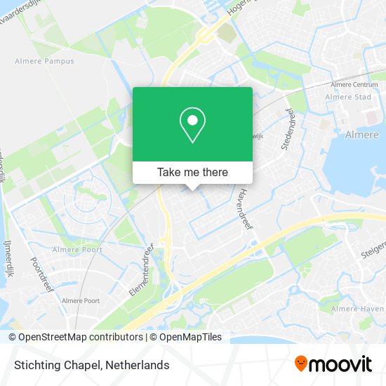 Stichting Chapel map