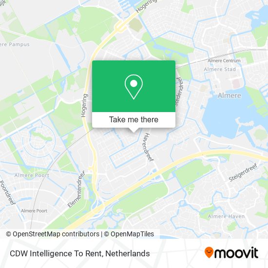 CDW Intelligence To Rent map