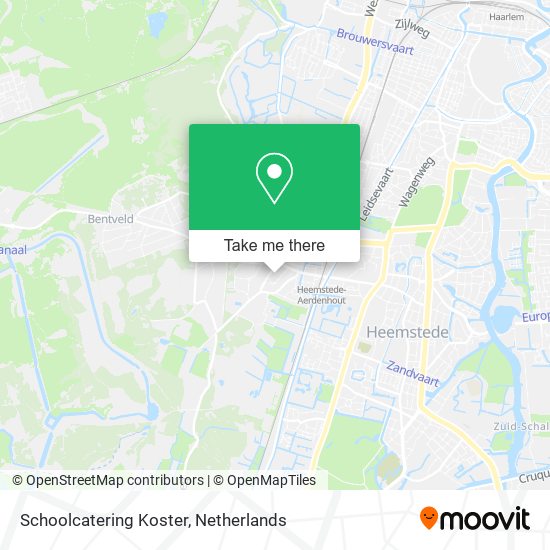 Schoolcatering Koster map