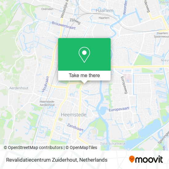 Revalidatiecentrum Zuiderhout map