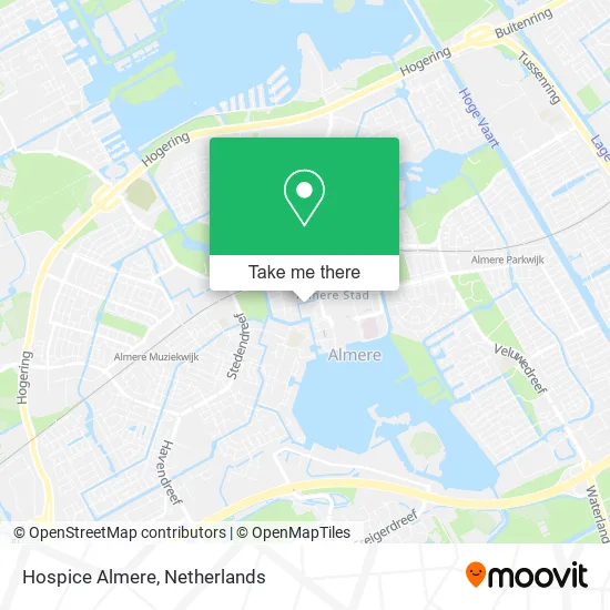 Hospice Almere map