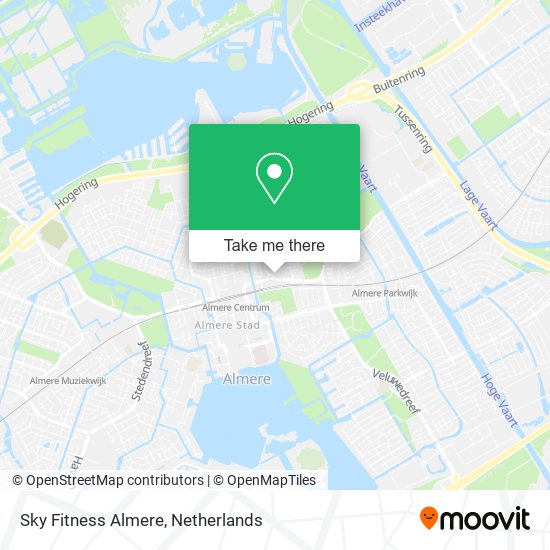 Sky Fitness Almere map