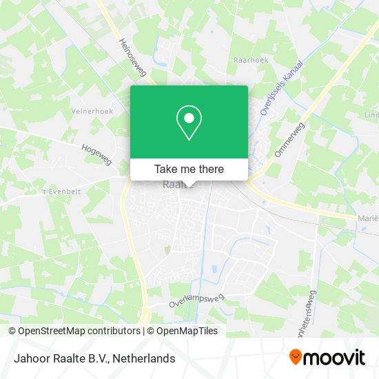 Jahoor Raalte B.V. map