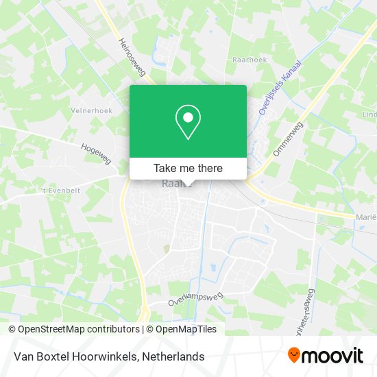 Van Boxtel Hoorwinkels map