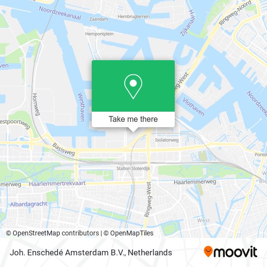 Joh. Enschedé Amsterdam B.V. map