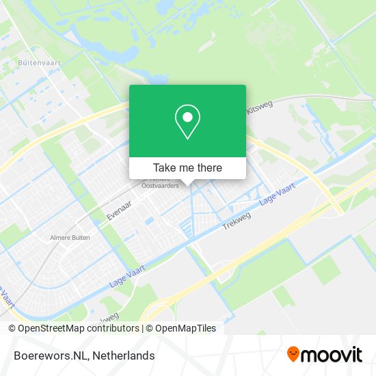 Boerewors.NL map