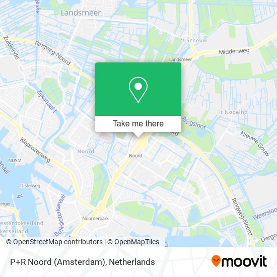 P+R Noord (Amsterdam) map