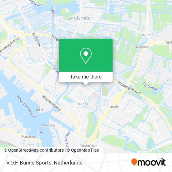 V.O.F. Banne Sports map