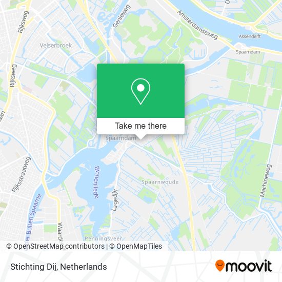 Stichting Dij map