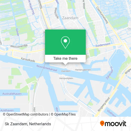 Sk Zaandam map